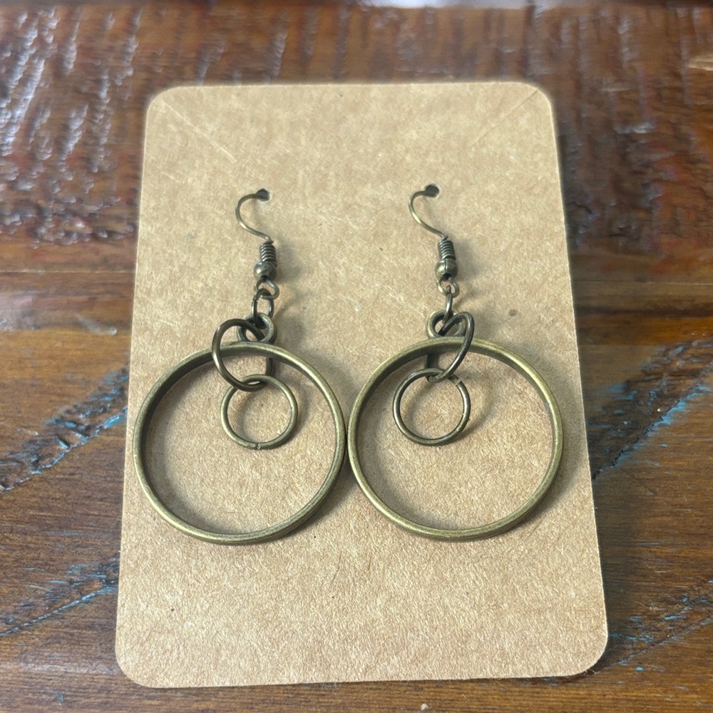 Bronze Hoop Earrings